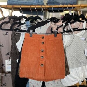 ROXY GIRL corduroy skirt sz 5 youth $15